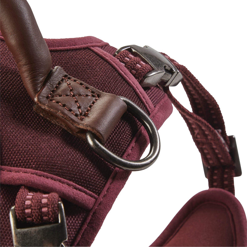 Petco Brand - Reddy Burgundy Canvas Dog Harness, Medium - PawsPlanet Australia