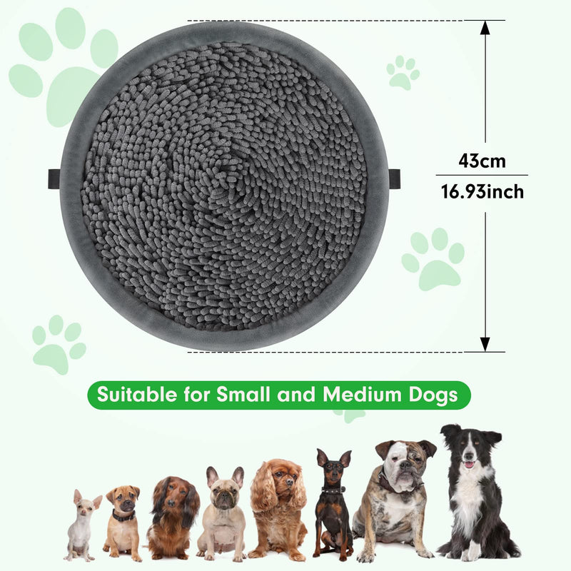 YOUTHINK Snuffle Mat for Dogs,16.9inch Food Sniffing Feeding Mat,Triple Fixed Interactive Dog Toy for Feeding,Encourages Foraging Skill and Training and Stress Relief(New Upgraded Version) - PawsPlanet Australia