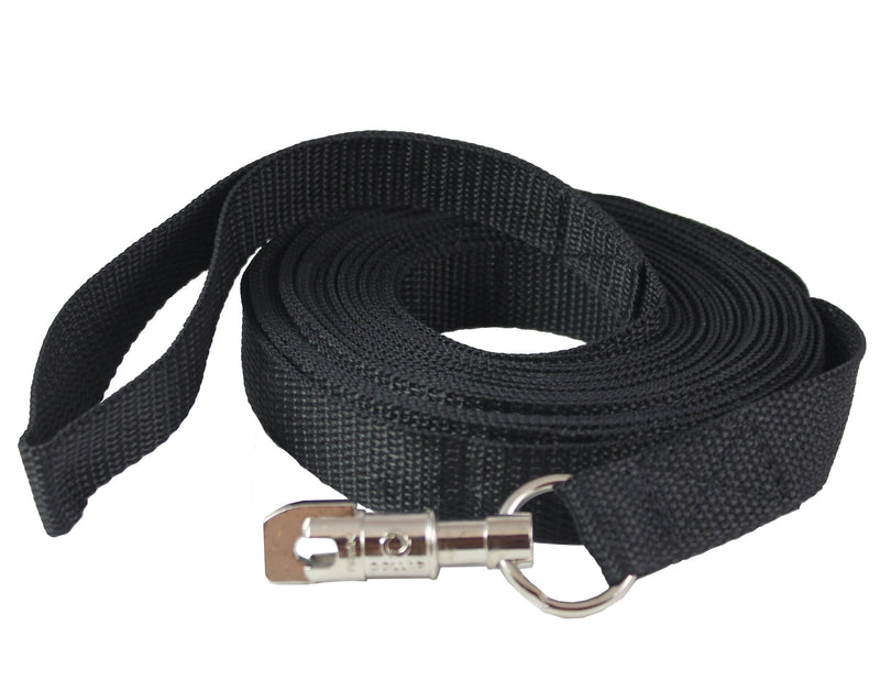 [Australia] - Dog Leash 1" Wide Nylon 30 Feet Long for Training Swivel Locking Snap 