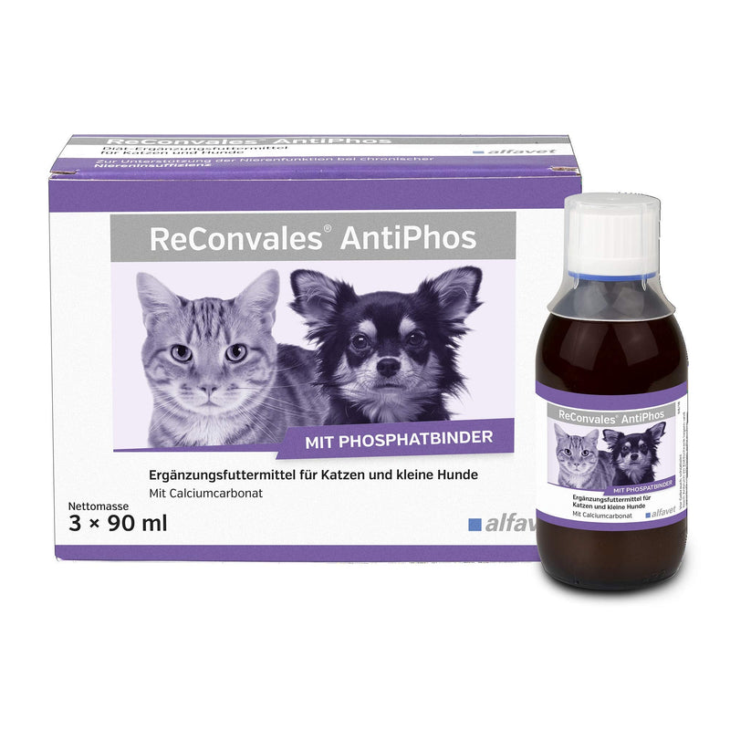 Alfavet ReConvales AntiPhos for dogs and cats - 3 x 90 ml single - PawsPlanet Australia