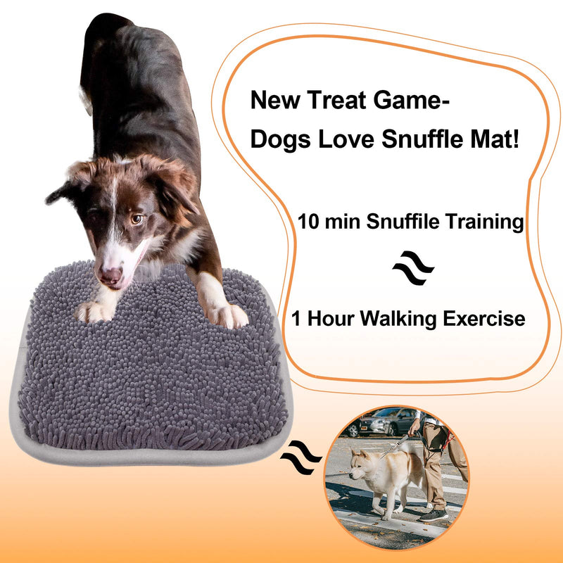 Britimes Dog Snuffle Mat, Pet Nosework Feeding Interactive Toys, Encourages Natural Foraging Skills, Dog Treat Dispenser Stress Relief Slow Eating Mat for Boredom - PawsPlanet Australia