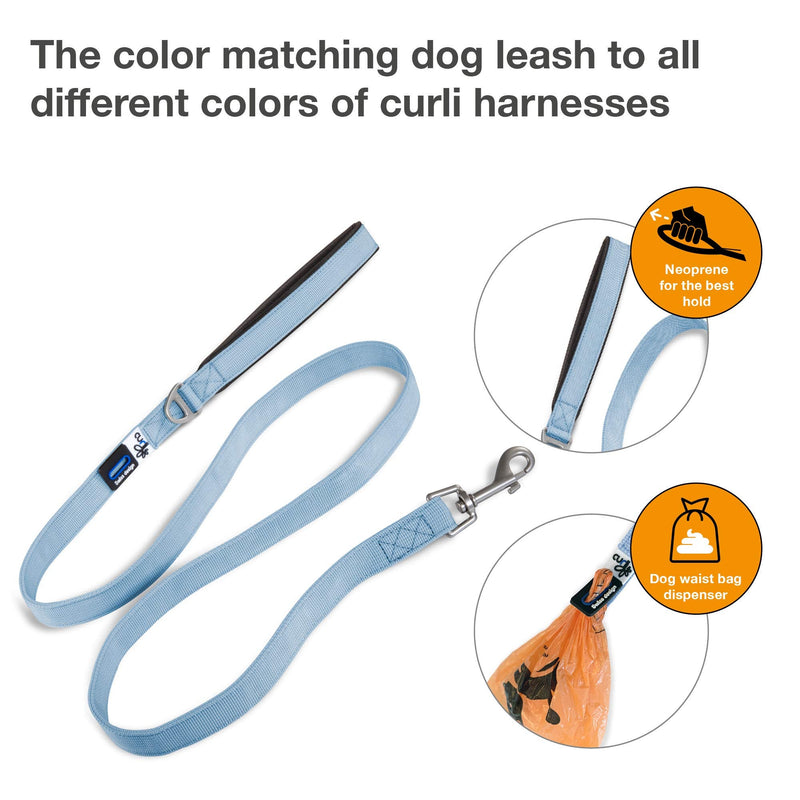 Basic Leash Skyblue L 140x2.0 cm sky blue - PawsPlanet Australia
