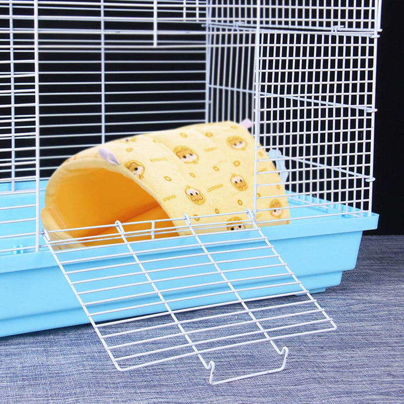 [Australia] - SAWMONG Hamster Bedding House Hideout Cage Accessories Habitat Small Animal Bed for Chinchilla Ferret Rat Hedgehog Supplies (5.91" Length, 4.72" Width, 4.72" Height) 