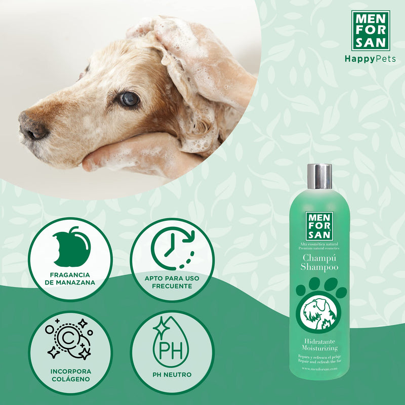 MENFORSAN Moisturizing Dog Shampoo 1L, moisturizes, protects and refreshes - PawsPlanet Australia