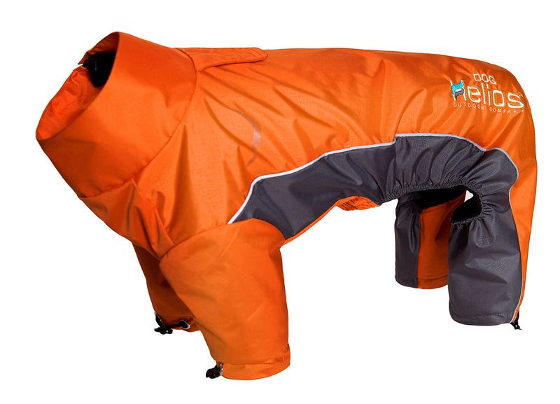 [Australia] - DOGHELIOS 'Blizzard' Full-Bodied Comfort-Fitted Adjustable and 3M Reflective Winter Insulated Pet Dog Coat Jacket w/ Blackshark Technology, X-Small, Orange 