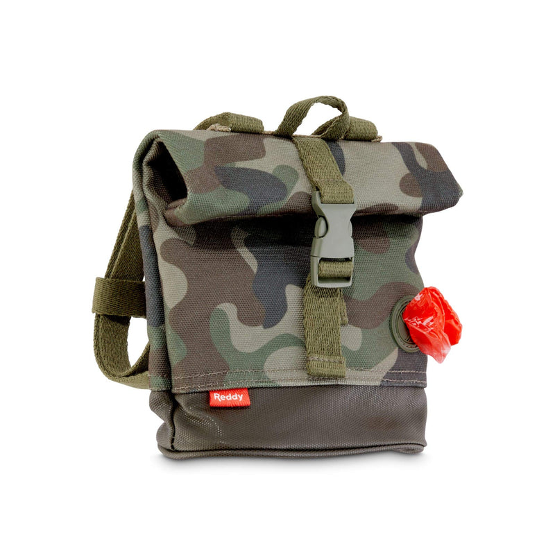 Reddy Camo Canvas Dog Backpack, X-Small/Small, Green by PETCO - PawsPlanet Australia