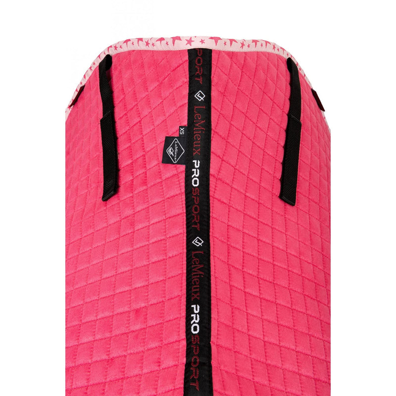 LeMieux Mini Jump Horse Riding Suede Square Saddlepad - Watermelon - PawsPlanet Australia