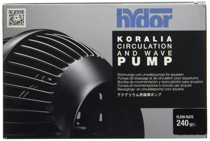 Hydor Koralia Nano Aquarium Circulation Pump, 240, 425, 565 GPH 240 gph - PawsPlanet Australia