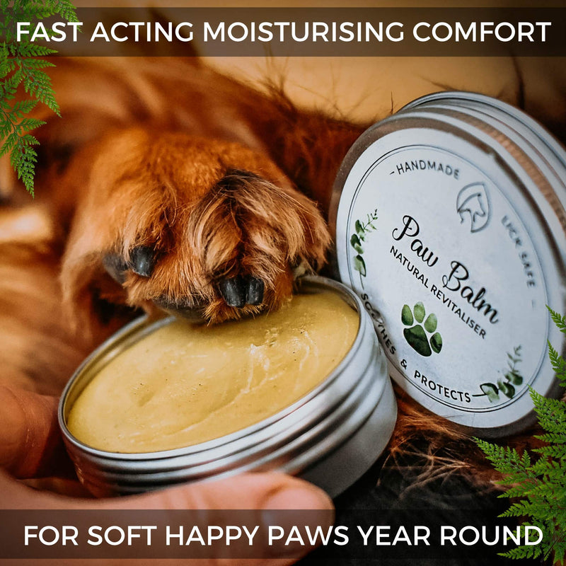 PET IMPACT All-Natural Dog Paw Balm, Heals Dry Cracked Paws & Noses, Soothing Protection & Nourishment, Lick Safe & Handmade, 60ml (Single Pack) 60 ml (Pack of 1) - PawsPlanet Australia