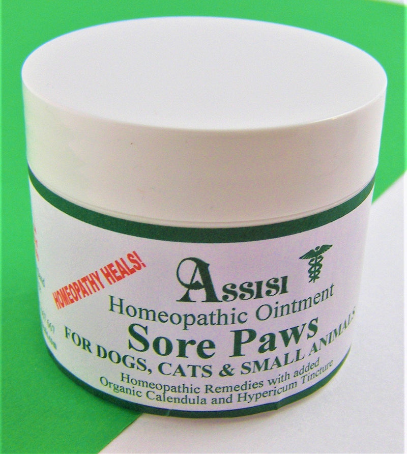 ASSISI VETERINARY Sore Paws Ointment for Dogs, Cats and Small Animals 50g Jar - PawsPlanet Australia
