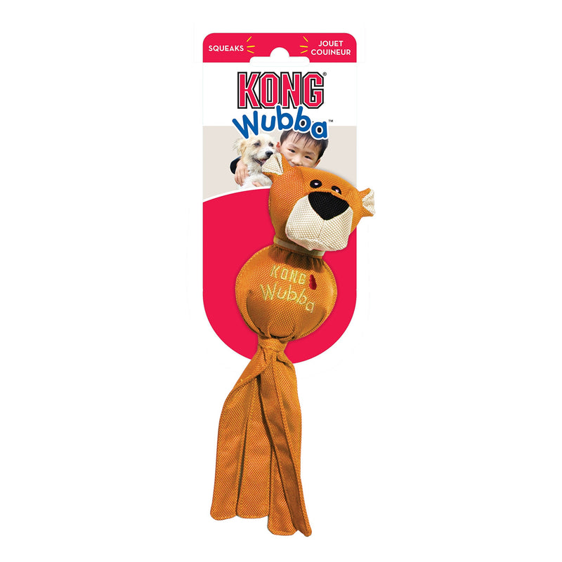 KONG - Wubba Friends Ballistic - Nylon Tug of War Dog Toy (Assorted Characters) - For Large Dogs - PawsPlanet Australia