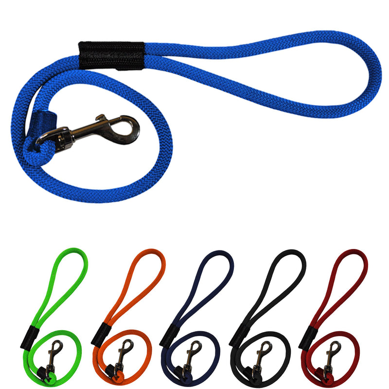 [Australia] - Peak Pooch Dog Rope Leash 2 Feet Royal Blue 