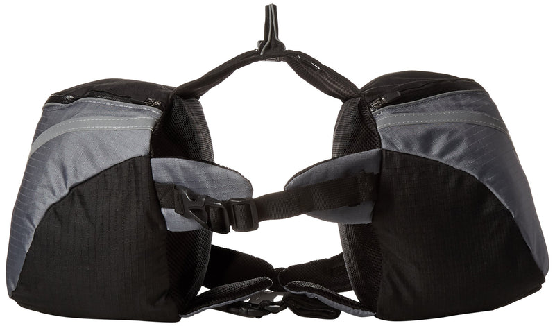 [Australia] - Doggles Dog Backpack, Extreme Large, Gray/Black 