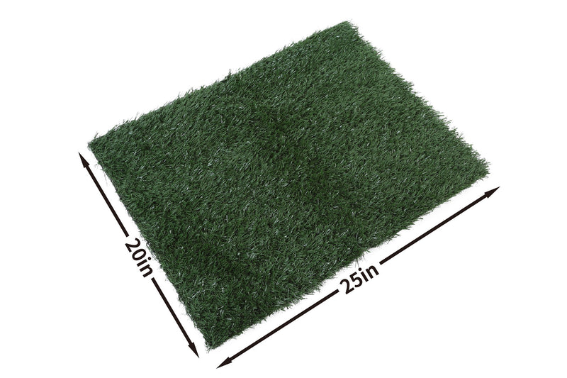 [Australia] - GOLDEN MOON Grass Pee Pad Artificial Turf Pet Potty Trainer Indoor Outdoor Replacement Pet Grass Mat 20"x25" 