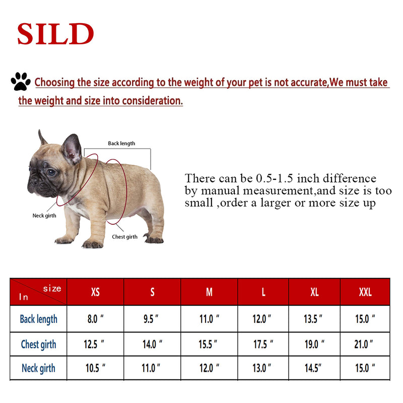 [Australia] - SILD Pet Dog Clothes Plaid Polo Dog Cat Shirt for Small Medium Dogs Lapel Vests Adorable Puppy Dog Appeal S Red 