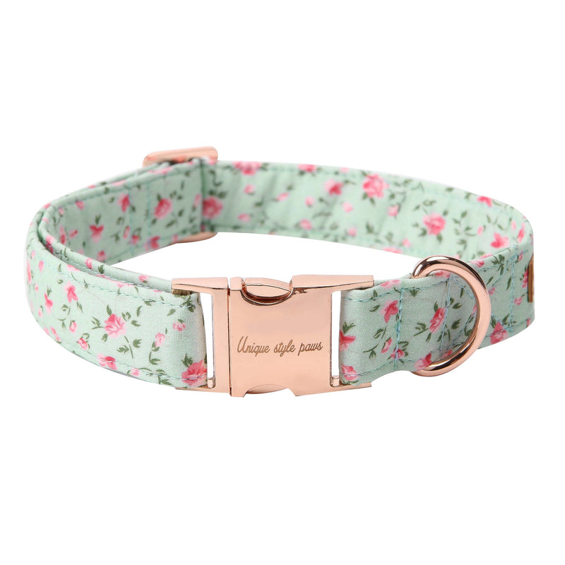 [Australia] - USP Pet Soft &Comfy Bowtie Dog Collar and Cat Collar Pet Gift for Dogs and Cats 6 Size and 7 Patterns X-Small Flower 