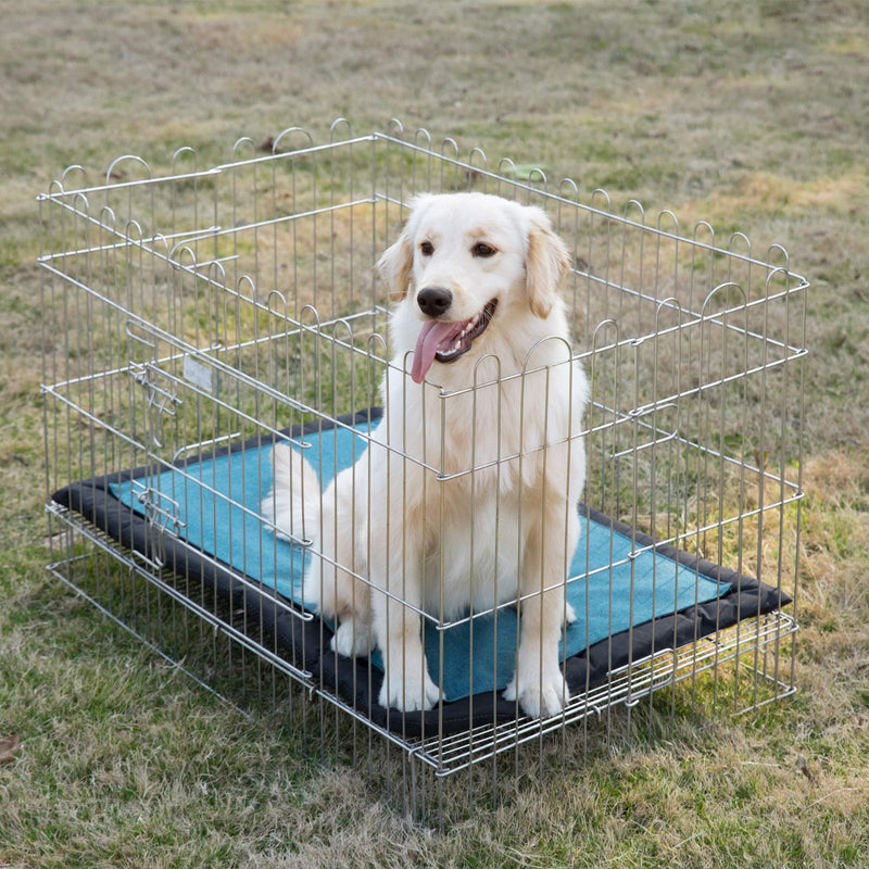 SEYKCES Dog Bed Crate Bed Washable Dog Crate Pad with Removable Cover and Waterproof Liner Pet Bed for Medium Small Dogs and Cats 24"/35" (Medium) - PawsPlanet Australia