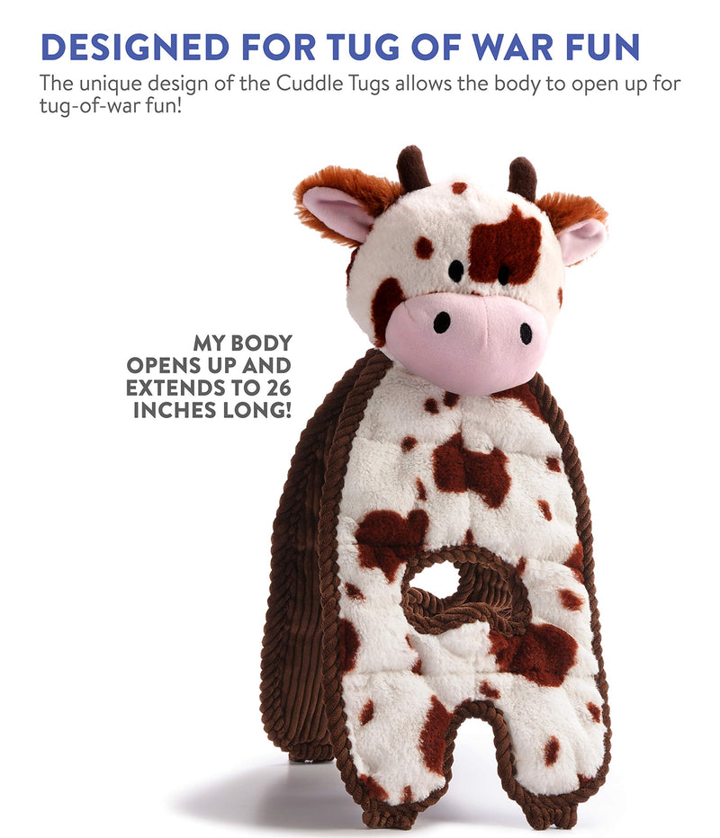 [Australia] - Charming Pet Cuddle Tugs Plush Toy Cow 