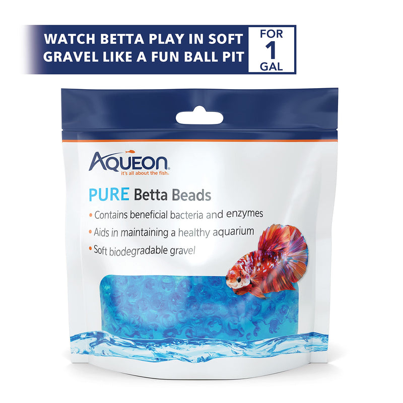 Aqueon Pure Betta Beads Blue - PawsPlanet Australia