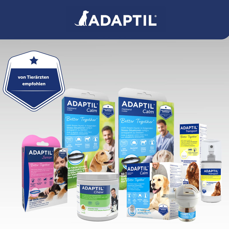 ADAPTIL Calm Starter Set for Dogs | Vaporizer for socket & bottle | to reduce stress behavior | continuous relaxation for your dog | 48ml, 1 piece (pack of 1) - PawsPlanet Australia