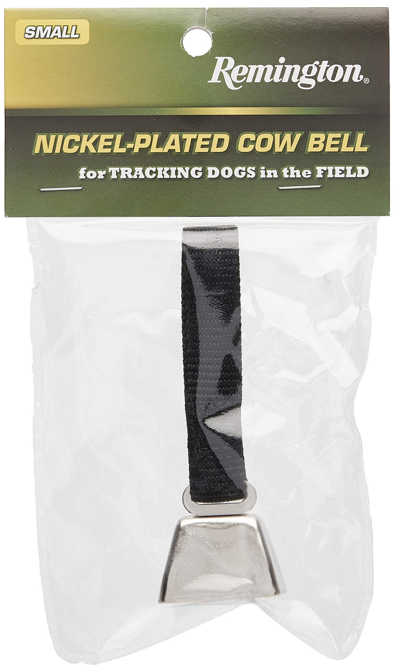 [Australia] - Coastal Pet Nickel-Plated Cow Bell with Black Nylon Strap for Tracking Dogs in the Field Small 