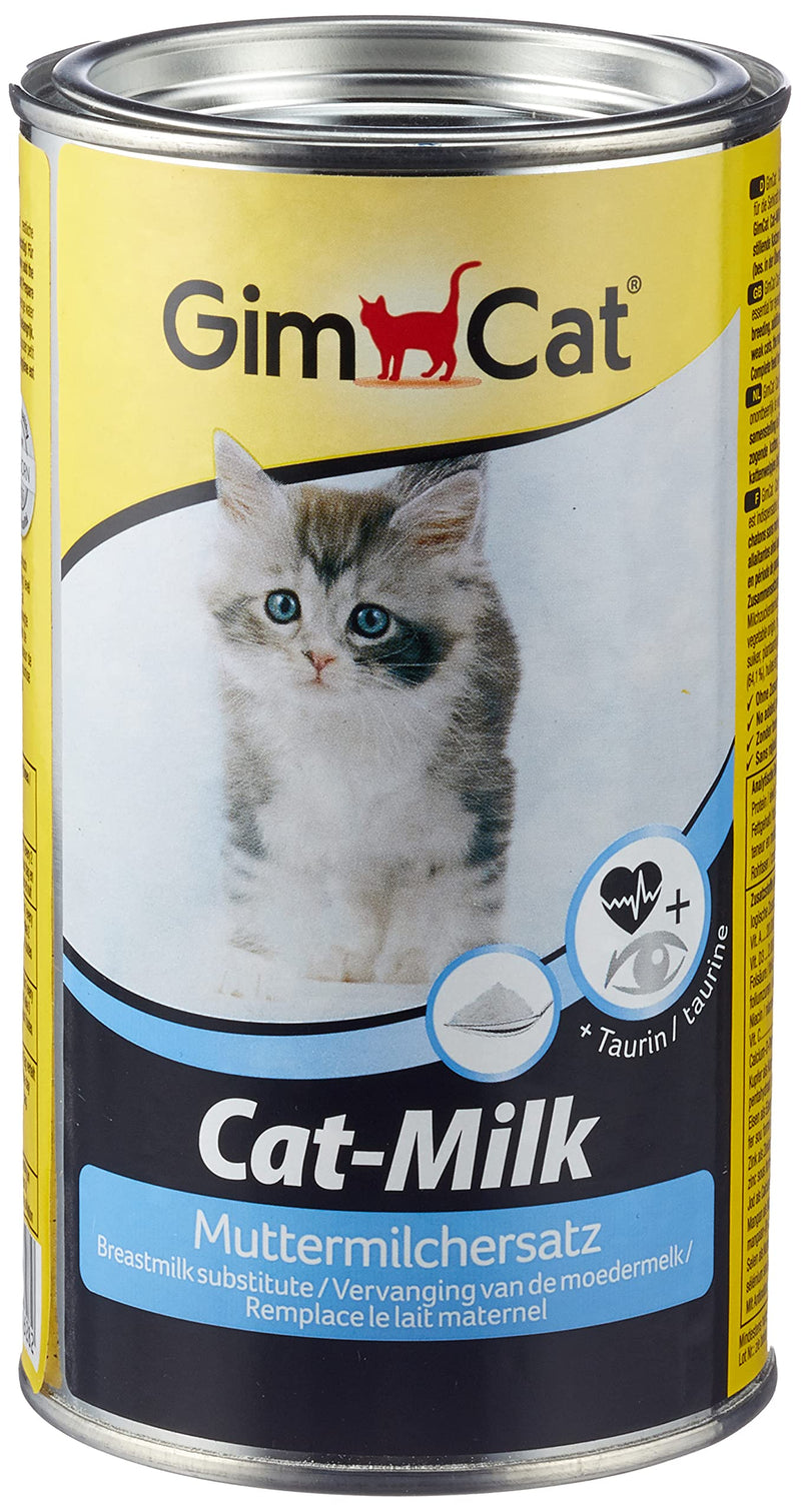 GimCat Cat-Milk Breast Milk Substitute - Vitamin-Rich Cat Milk with Taurine and Calcium - 1 Can & EXPERT LINE Kitten Paste - 1 Tube (1 x 50 g) - PawsPlanet Australia