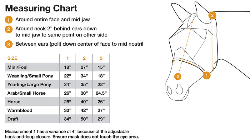 Cashel Quiet Ride Standard Long Nose Fly Mask Qh - Arab - Cob Horse - PawsPlanet Australia