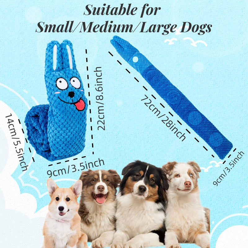 CIIVURR Dog Toy Intelligence with Squeaky, Interactive Dog Toy Indestructible Sniffing Carpet for Dogs Training, Sniffing Toy Dog Toy for Medium and Small Dogs - PawsPlanet Australia
