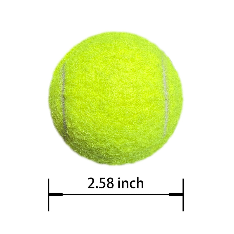HPWFHPLF Tennis Balls, 4 Pack Advanced Practice Tennis Balls for Beginner, Training Playing Tennis Balls Green - PawsPlanet Australia
