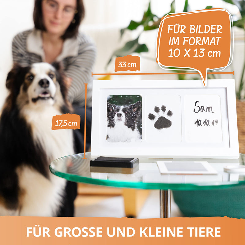 Amari ® paw print set including 2 ink pads and 4 print cards - dog paw print set - gifts for dog owners - cat paw print set - dog memorial paw print ink pad - PawsPlanet Australia