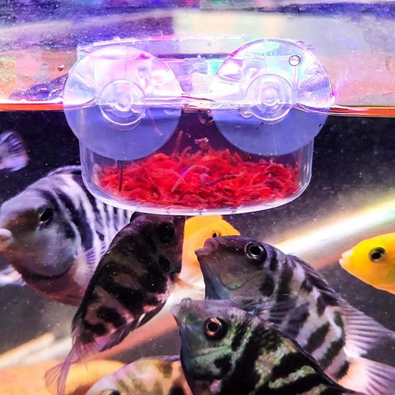 Pizsieat Pack of 8 Aquarium Plant Holders with Suction Cup, Aquarium Plant Glass Cup Transparent Water Plant Pot Glass for Aquarium Landscape Mini Fish Tank Decoration - PawsPlanet Australia
