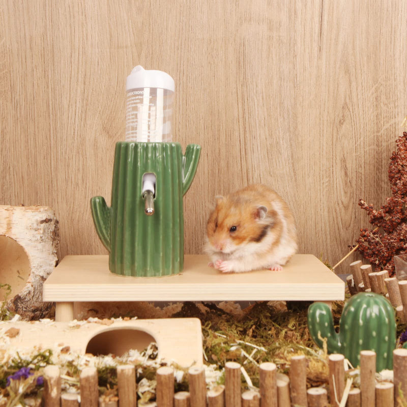 Doola Waterproof Thickened Small Animals Wooden Platform with Pillars,Stable and Durable Cage Accessories for Hamster Squirrel Gerbil Chinchilla Parrot and Birds 9.8"*5.9" - PawsPlanet Australia