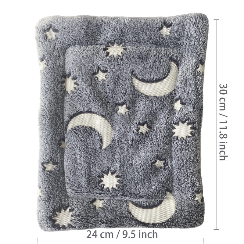 LeerKing Small Animals Hammock Guinea Pig Bed Hideout Luminous Hamster Cage Mat for Rat Ferret Chinchilla Squirrel Gerbil Grey - PawsPlanet Australia