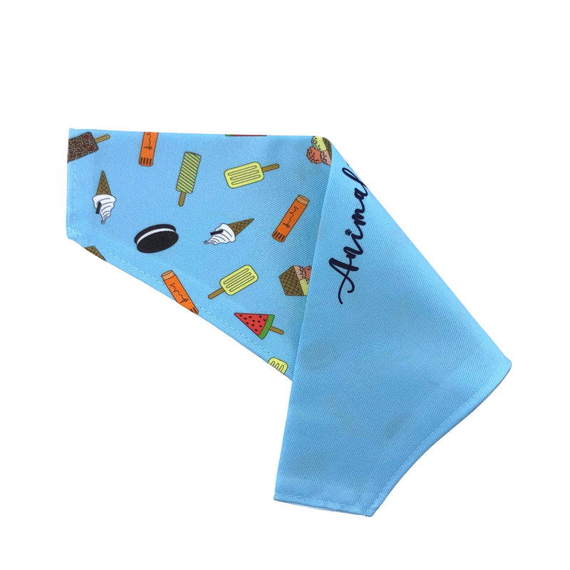 Summer Ice Cream Double Sided Slip-On Pet Bandana for Dogs, Cats and Rabbits (X-Small) XS - PawsPlanet Australia