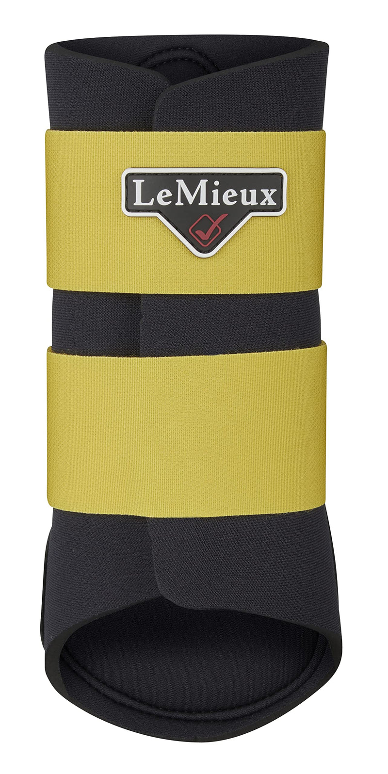 LeMieux Grafter Brushing Horse Boots Pair in Dijon - Highly Durable, Soft, Lightweight & Breathable - Equestrian Protection Footwear - Small - PawsPlanet Australia