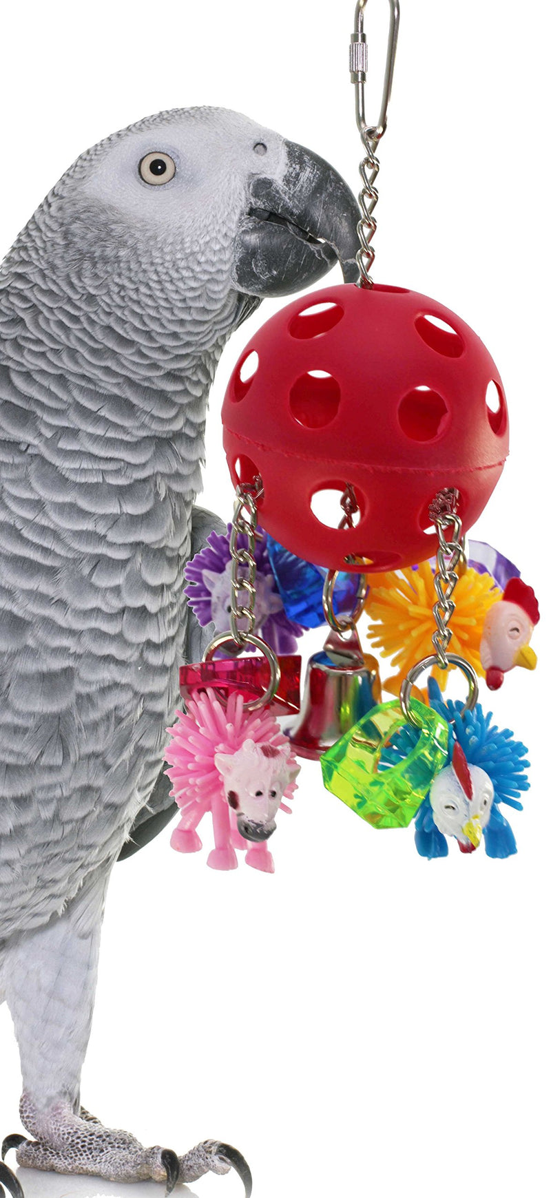 [Australia] - Bonka Bird Toys 1936 Ballspike Bird Toy Parrot cage Toys Cages African Grey Conure Cockatoo 