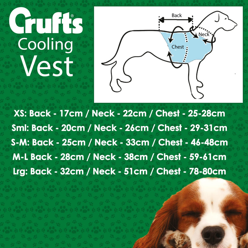 VFM - Crufts Pet Cooling Vest Jacket (Extra Small) XS (Pack of 1) - PawsPlanet Australia