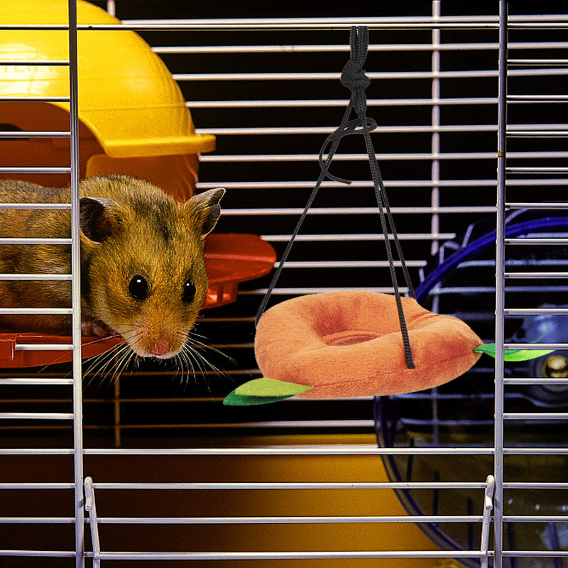 5 Pack Hamster Cage Guinea Pig Cage Accessories, Ferret Cage Toys Hammock Hamster Bed Rat Hamster Bed Hamster Cages Accessories Sugar Glider Toys for Squirrel Hamster Playing Cage Nest Accessories - PawsPlanet Australia