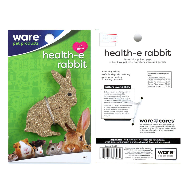 [Australia] - Ware Pet 3 Pack of Health-E Rabbit Small Animal Chews 