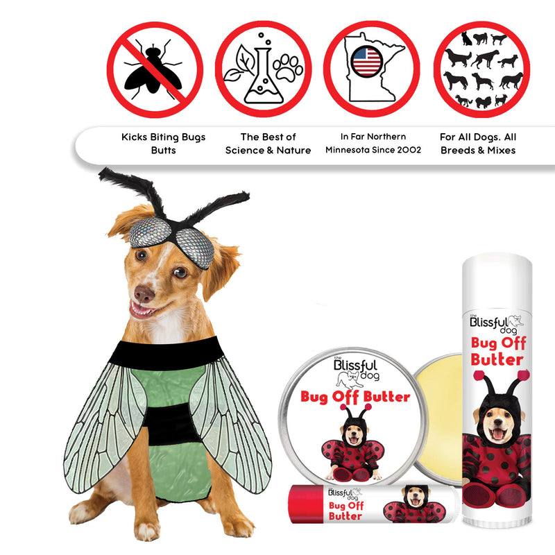 [Australia] - The Blissful Dog Bug Off Butter, Herbal Balm to Banish Biting Bugs from Your Dog 8-Ounce Mixed Breed 