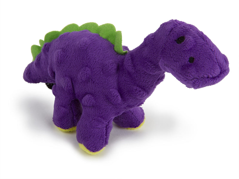 [Australia] - goDog Just For Me Bruto with Chew Guard Technology Plush Dog Toy, Purple 