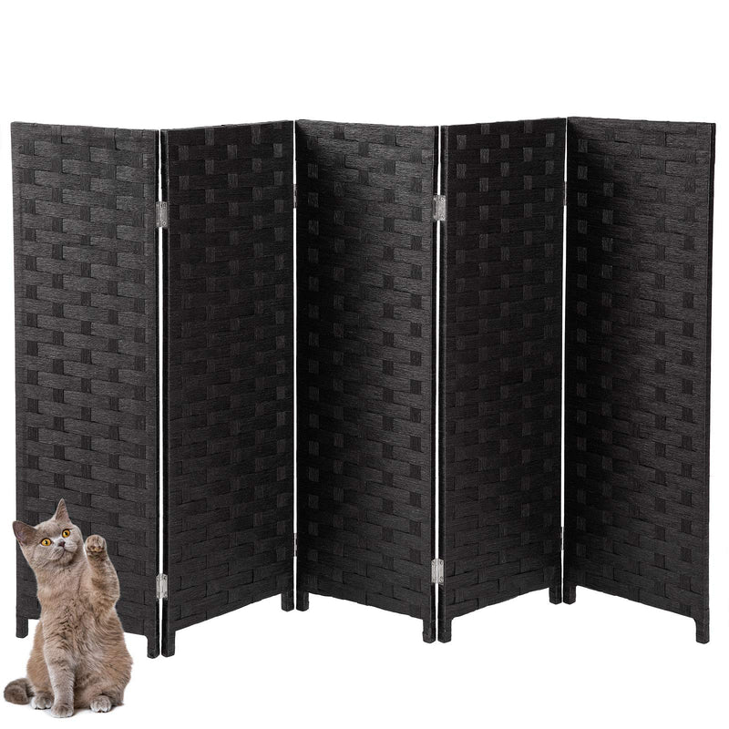 Yangbaga Cat Litter Box Privacy Screen, 3.1' High 5' Wide Foldable and Detachable, Great Decor and Easy to storage - PawsPlanet Australia