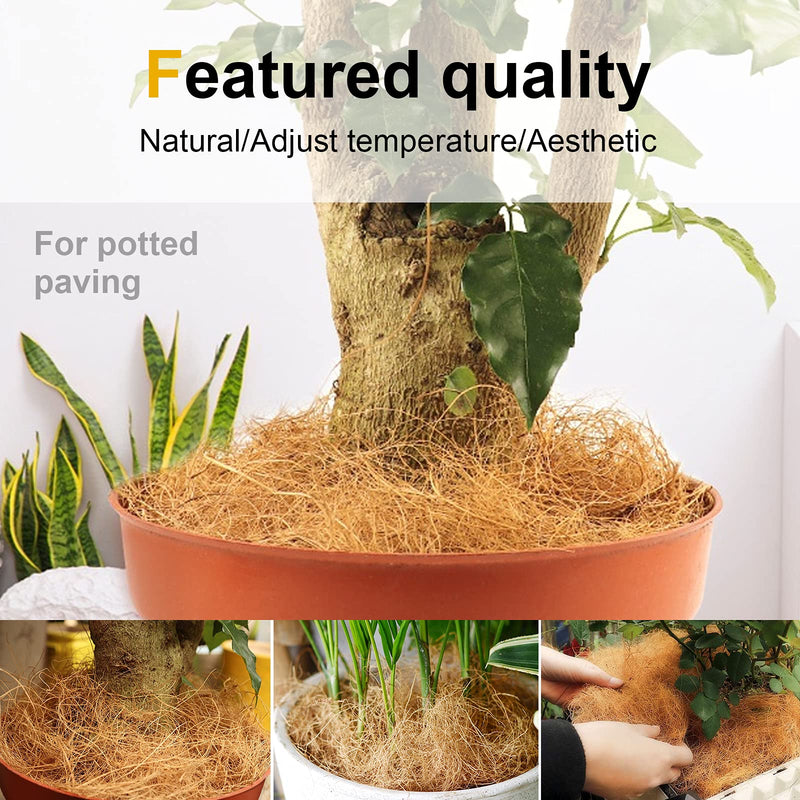 CZWESTC 4 Packs Natural Coconut Fiber, Bird Nesting Material for Bird Nest, Bird Cage, DIY Crafts - PawsPlanet Australia