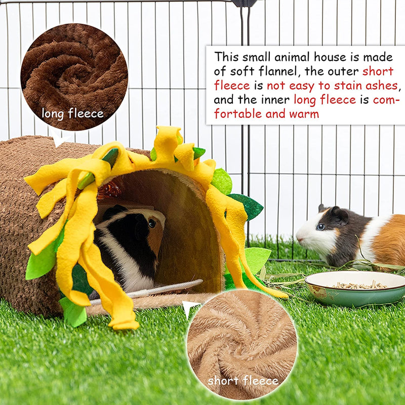 Hipet Guinea Pig Hideouts,Rat toys,Hamster Tubes and Tunnels for Hamster Gerbil Rat Chinchilla Ferret Hedgehog Guinea PigCage Accessories - PawsPlanet Australia