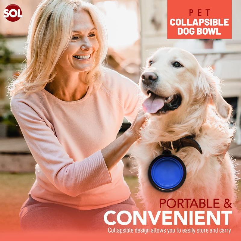 2pk Collapsible Dog Bowl | Portable Dog Water Bowl | Travel Dog Bowl | Portable Dog Bowl | Collapsible Bowl | Dog Travel Bowl | Collapsable Dogs Drinking Bowl | Foldable Dog Bowl | Pop Up Dog Bowls - PawsPlanet Australia