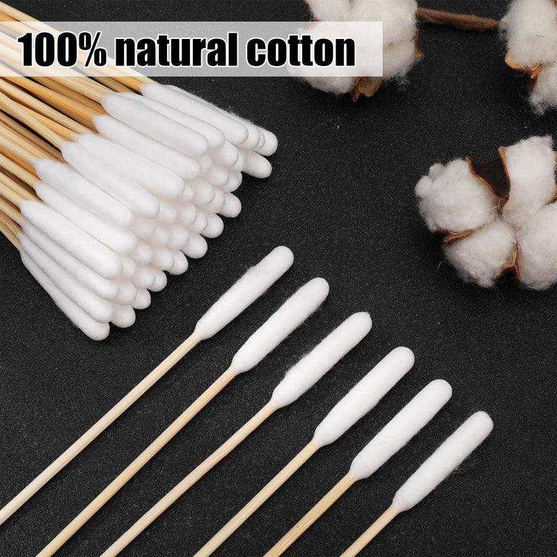 FANTESI Pack of 200 Dog Cotton Buds Ear Cleaners for Pets Ear Cleaning for Dogs, 15 cm Ear Cleaner Ear Cleaning Swabs for Pets Dogs, Cats (4 Packs) - PawsPlanet Australia