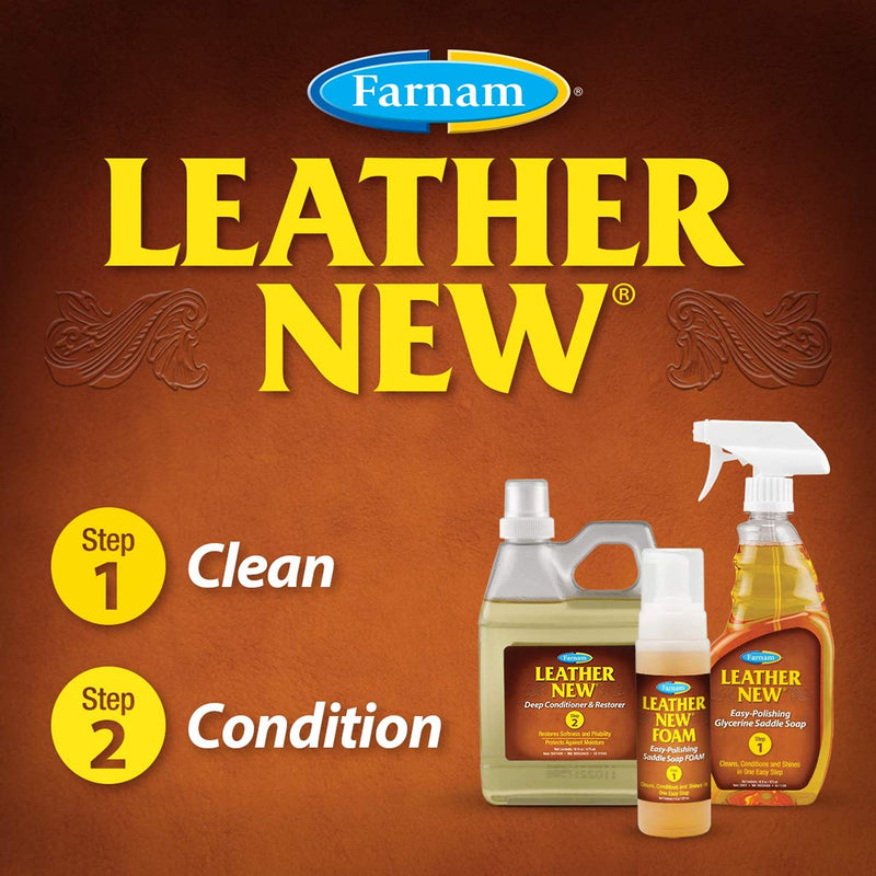 Farnam Leather New Easy-Polishing Glycerine Saddle Soap 16 Ounce - PawsPlanet Australia