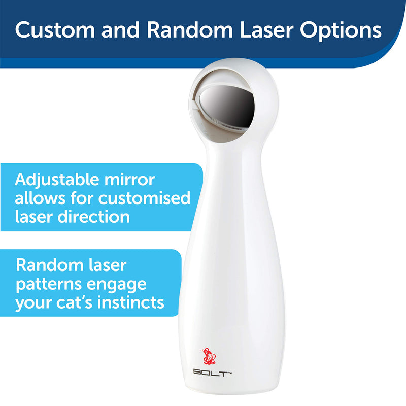 PetSafe FroliCat Stimulating Exercise Laser Cat Toy, Adjustable Bolt Laser - PawsPlanet Australia