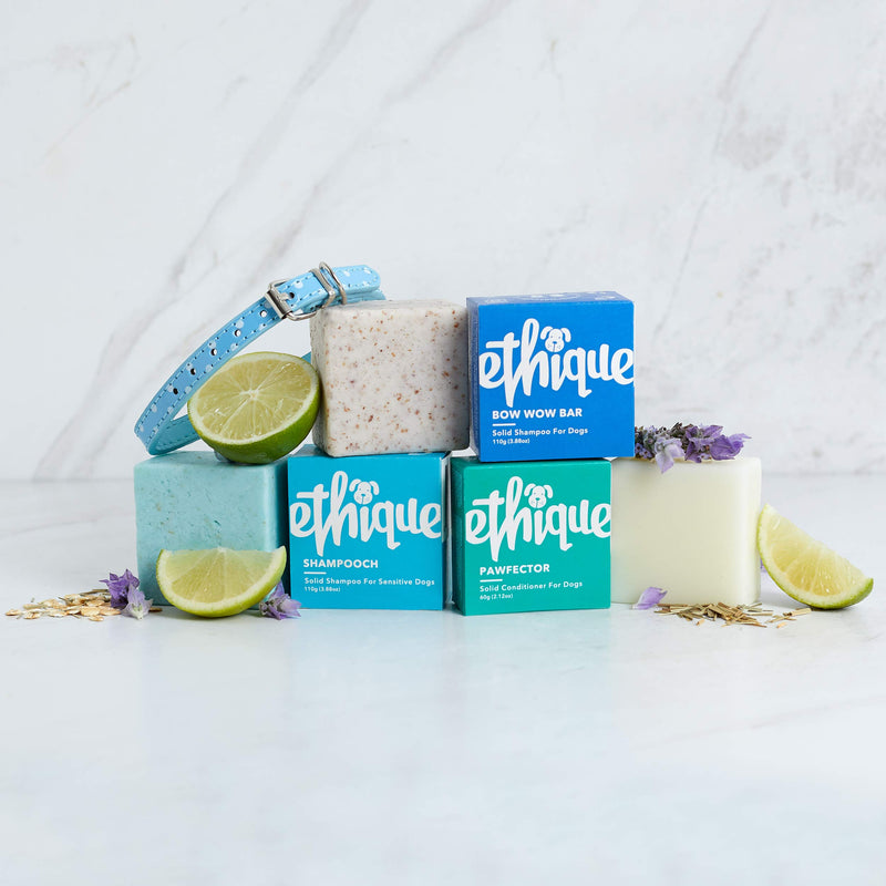 [Australia] - Ethique Eco-Friendly Dog Shampoo for All Dogs - Sustainable Natural Dog Shampoo, Plastic Free, 100% Soap Free Pet Shampoo, Vegan, Plant Based, Palm Oil Free, 100% Compostable 3.88oz Bow Wow 