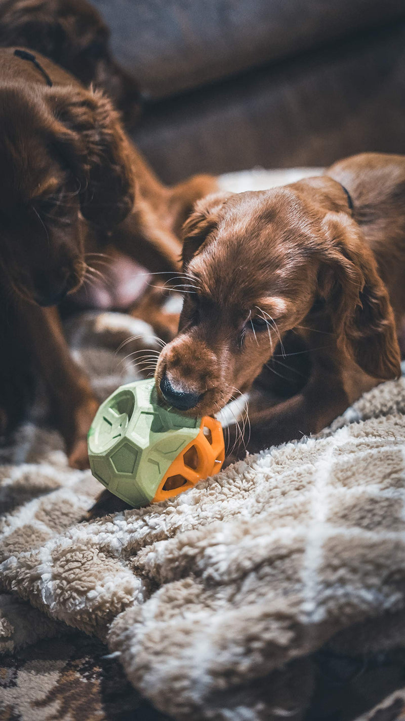 Aime Espace 2 Materials Foam Silicone Dog Toy with Built-In Sound, Diameter 9 cm - PawsPlanet Australia